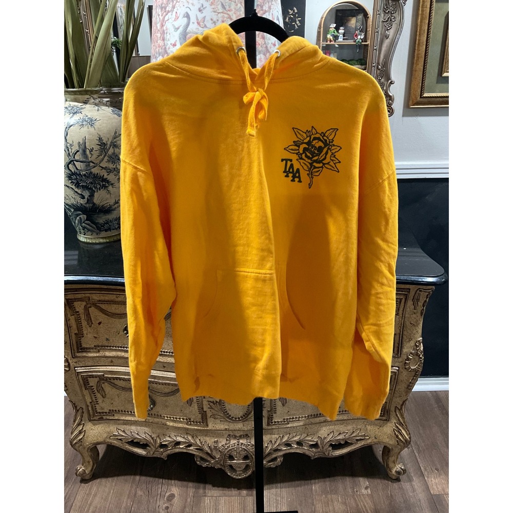 The Amity Affliction Death Is All Around Yellow Hoodie Band Merch XL SS4500P